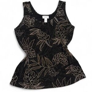 Y2K Chicos Whimsygoth Stretchy Sleeveless Tank Top Sz 2 Grunge Witchy